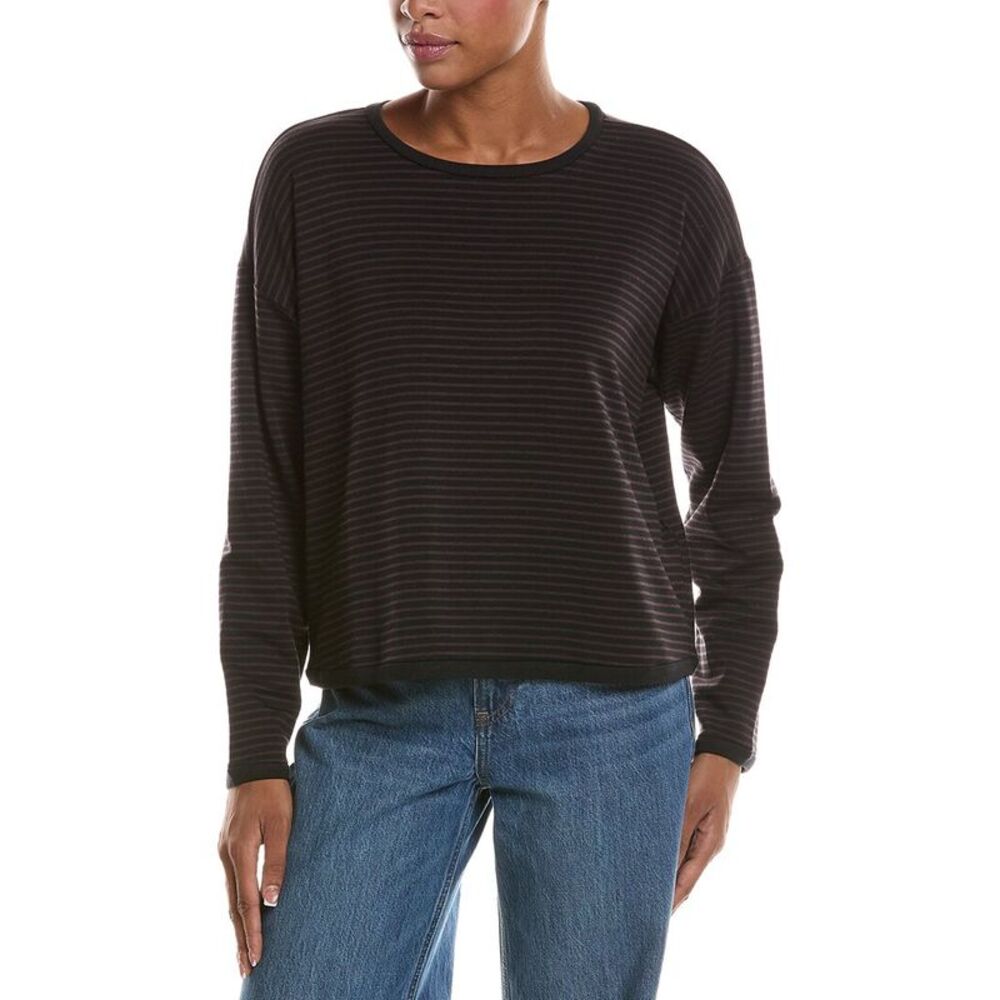 Eileen Fisher Womens  Round Neck Box Top